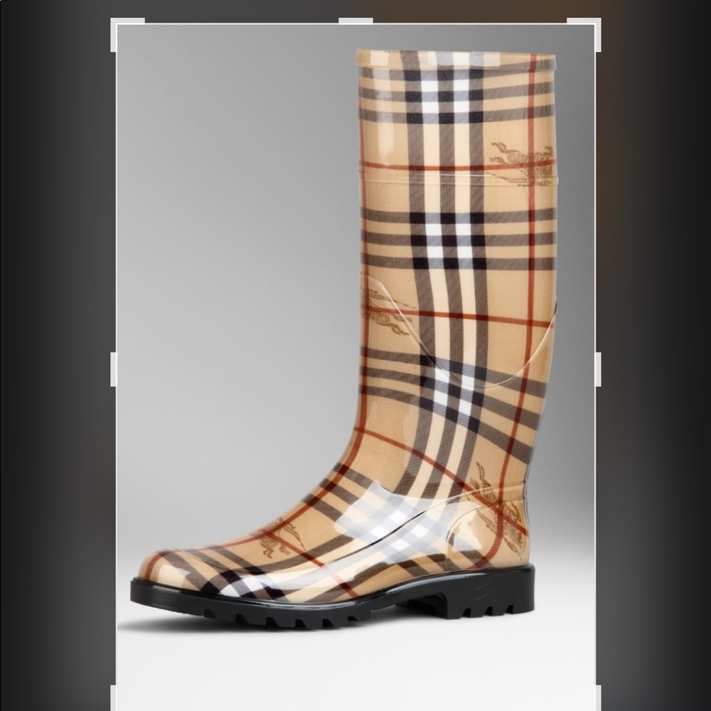 Burberry Haymarket Rainboot